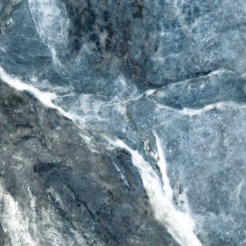 Bodenfliese Amazona Blau Super Poliert 120x120