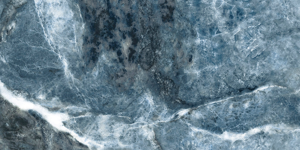Bodenfliese Amazona Blau Super Poliert 60x120