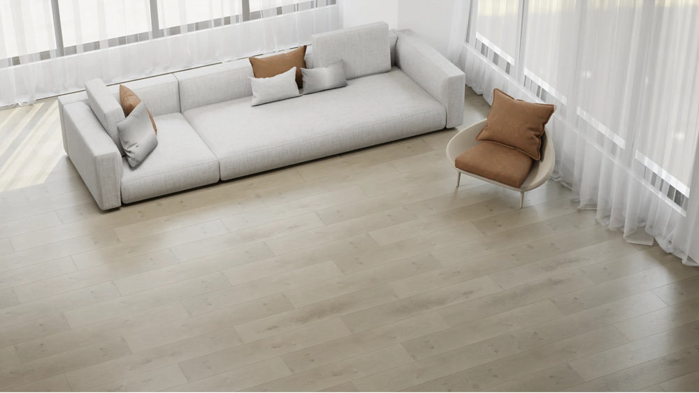 Klick Vinylboden Rigid Eiche Fjord mit Trittschall