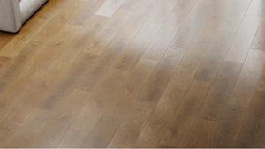 Klick Vinylboden Rigid Eiche Herbstgold mit Trittschall
