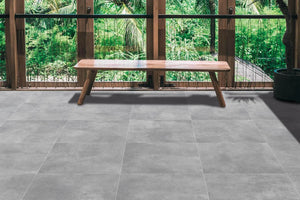 Terrassenplatte Cemento Grau Matt 60x60 - 2cm