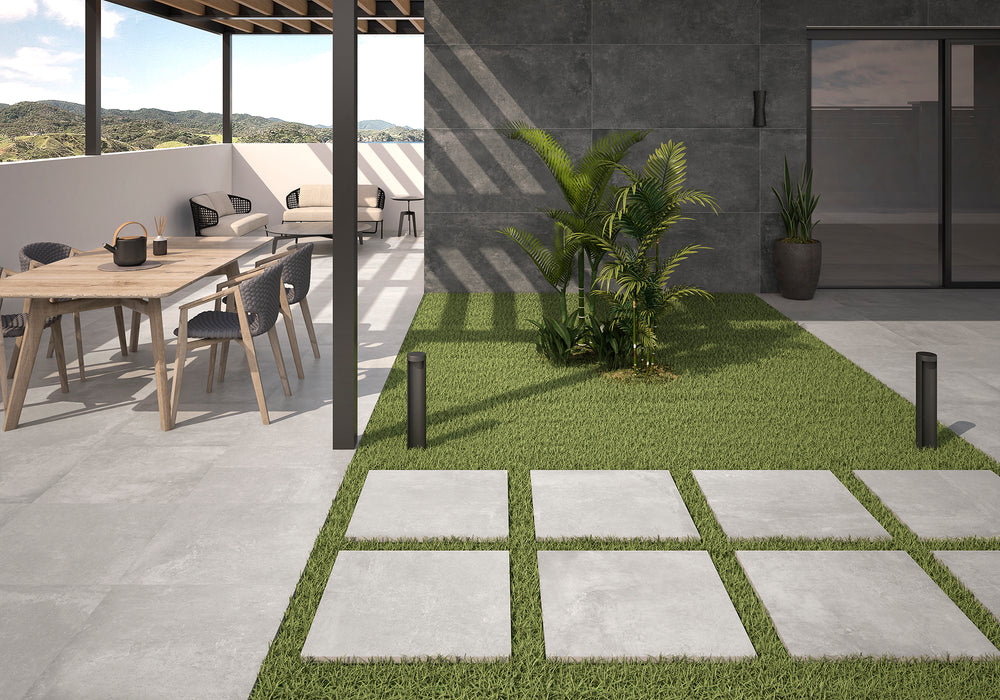 Terrassenplatte Ground Gris Matt 60x90 - 2cm