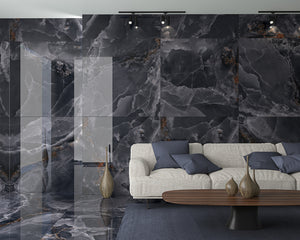 Bodenfliese Iceland Midnight Super Poliert 60x120