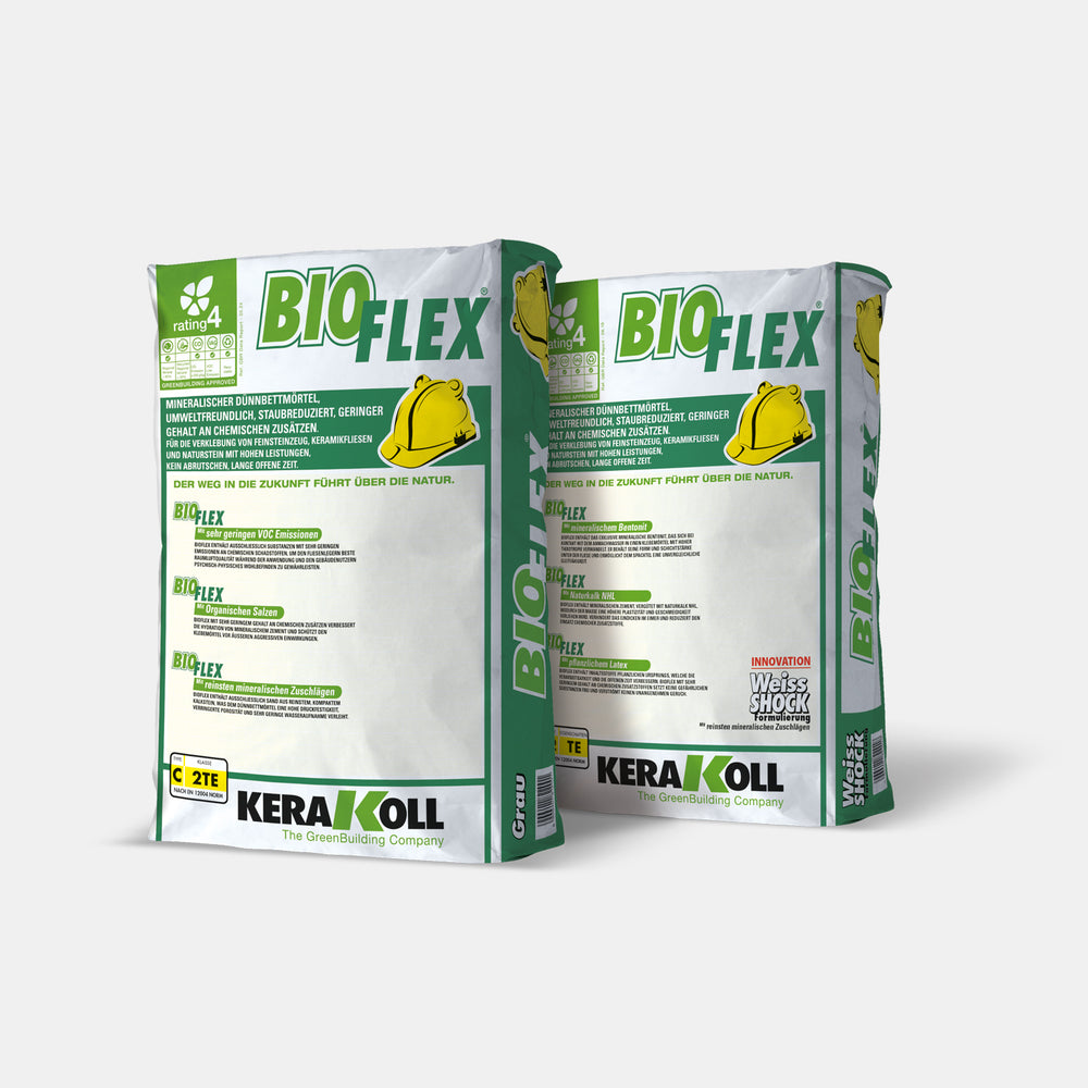 KeraKoll Bioflex Klebemörtel Fliesenkleber C2TE - 25 kg Grau