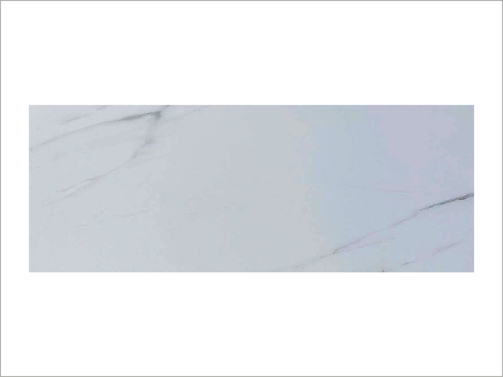 Wandfliese Valentia Marmor Optik Weiß Matt 33x100