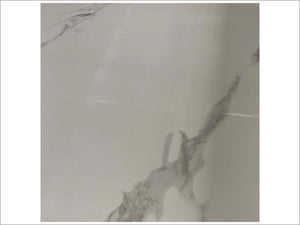 Bodenfliese White Marble Poliert 90x90